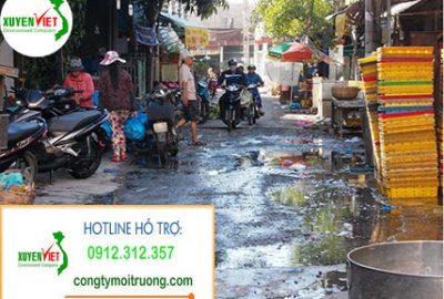 Hệ thống xử lý nước thải ở chợ đạt chuẩn hàng đầu – Công ty Xuyên Việt