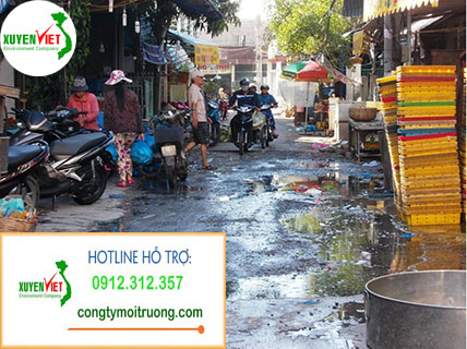 13052014 cho ca 3 Hệ thống xử lý nước thải ở chợ đạt chuẩn hàng đầu   Công ty Xuyên Việt